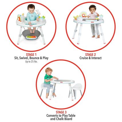 Skip Hop - Bērnu aktivitātes centrs 3in1 LINING CLOUD 3xAAA