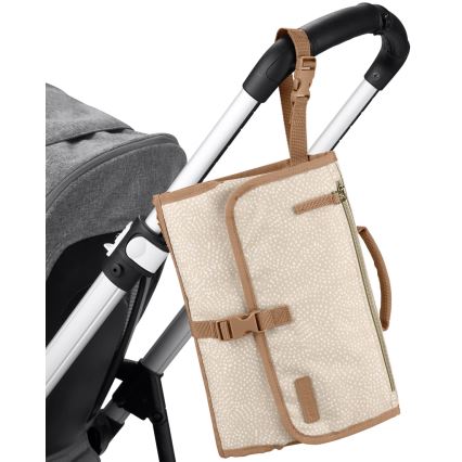 Skip Hop - Ceļojumu pārtīšanas paliktnis un soma 2in1 PRONTO bēša
