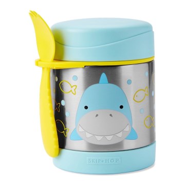 Skip Hop - Ēdiena termos ar karoti/dakšu ZOO 325 ml haizivs