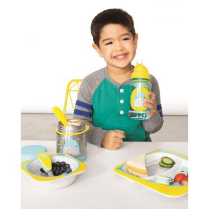 Skip Hop - Ēdiena termos ar karoti/dakšu ZOO 325 ml haizivs