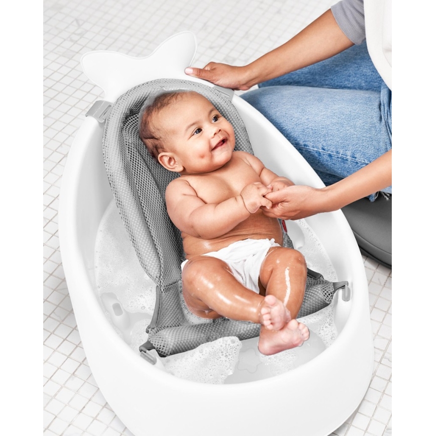 Skip Hop - Vanna zīdaiņiem ar ergonomisku paklājiņu MOBY 3 balta