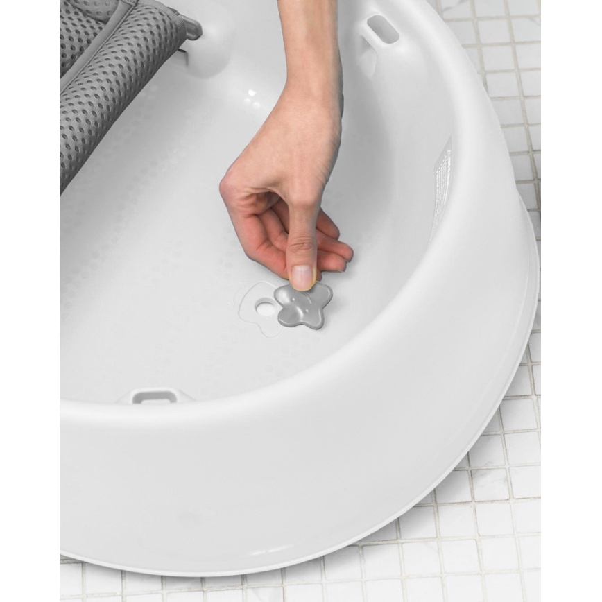Skip Hop - Vanna zīdaiņiem ar ergonomisku paklājiņu MOBY 3 balta