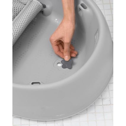 Skip Hop - Vanna zīdaiņiem ar ergonomisku paklājiņu MOBY 3 pelēka