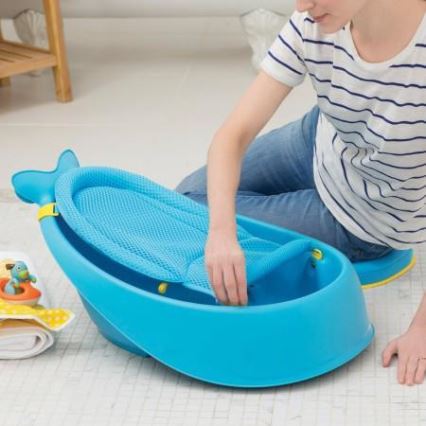 Skip Hop - Vanna zīdaiņiem ar ergonomisku paklājiņu MOBY 3 zila
