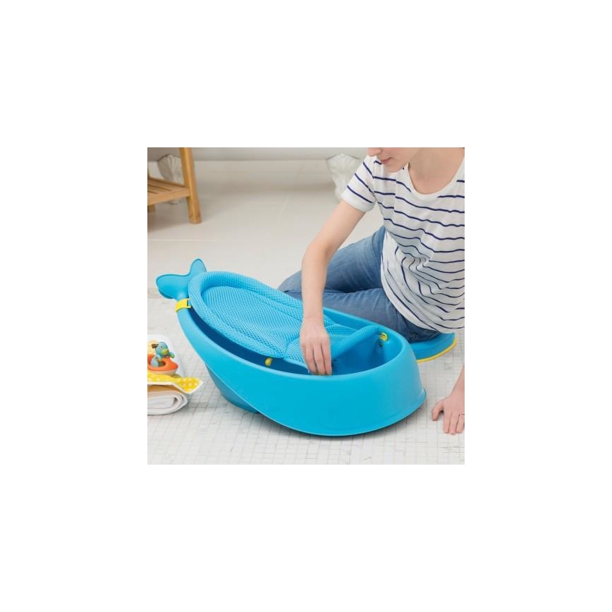 Skip Hop - Vanna zīdaiņiem ar ergonomisku paklājiņu MOBY 3 zila