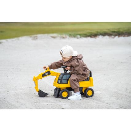 Skrejritenis ekskavators CAT 2xAA dzeltena/melna