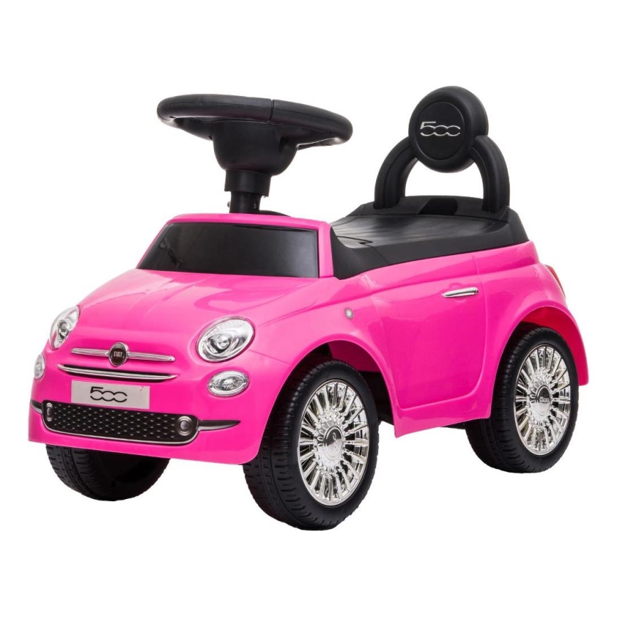 Skrejritenis Fiat 500 2xAA rozā