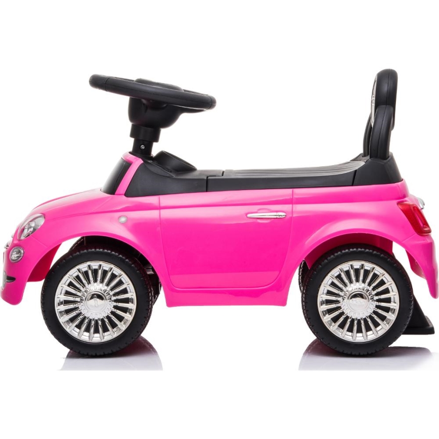 Skrejritenis Fiat 500 2xAA rozā