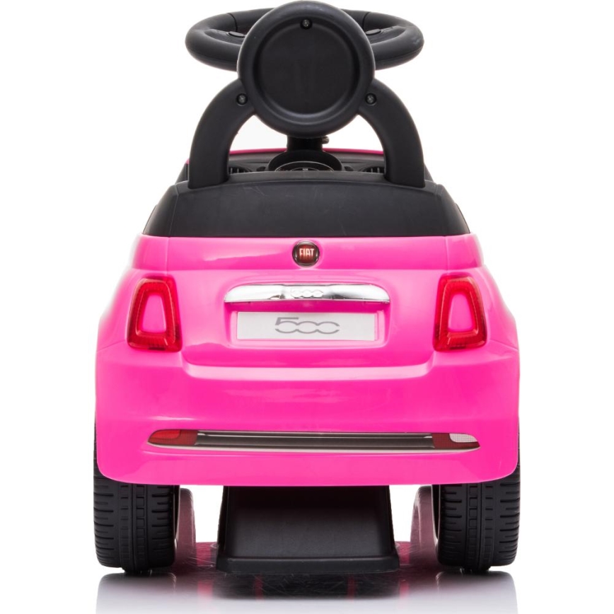 Skrejritenis Fiat 500 2xAA rozā
