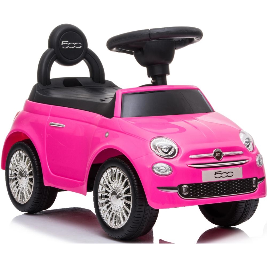 Skrejritenis Fiat 500 2xAA rozā