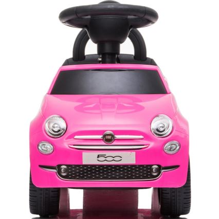 Skrejritenis Fiat 500 2xAA rozā