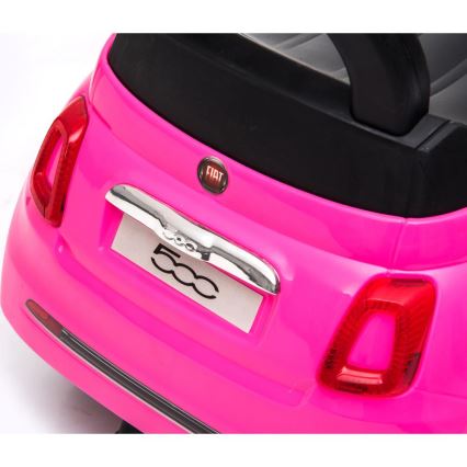 Skrejritenis Fiat 500 2xAA rozā