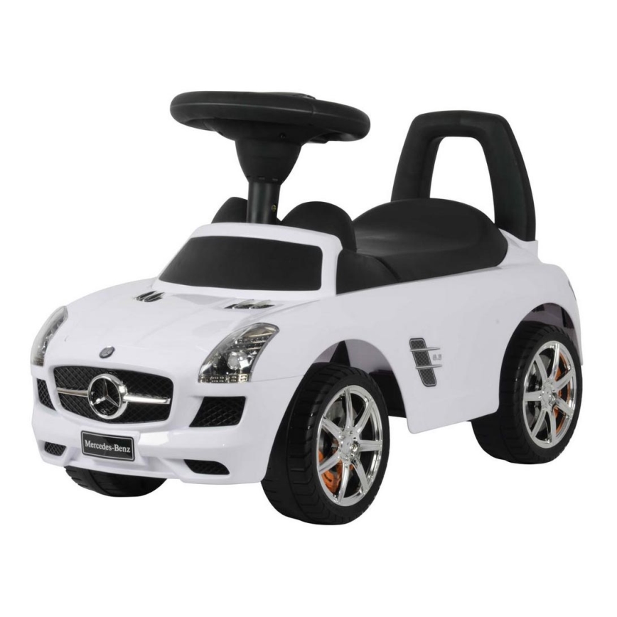 Skrejritenis Mercedes 2xAA balta/melna