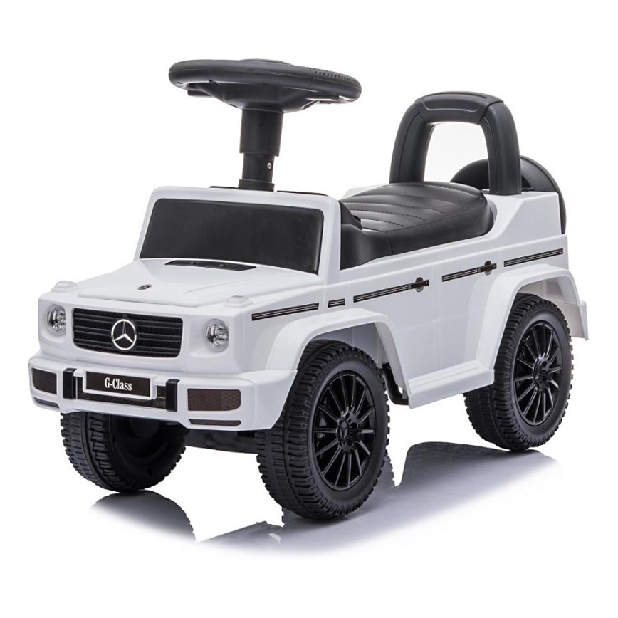 Skrejritenis Mercedes G350d 2xAA balta/melna