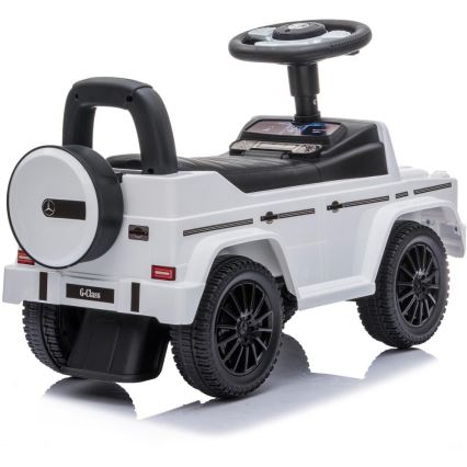 Skrejritenis Mercedes G350d 2xAA balta/melna
