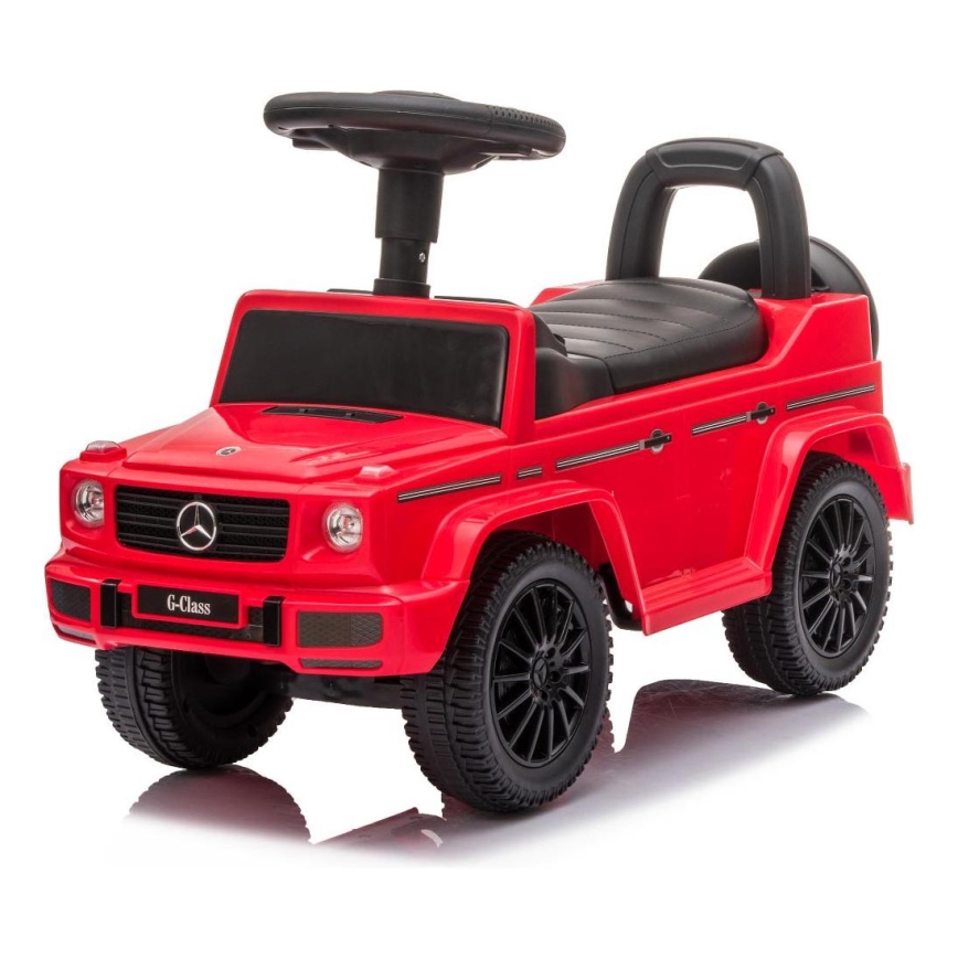 Skrejritenis Mercedes G350d 2xAA sarkana/melna