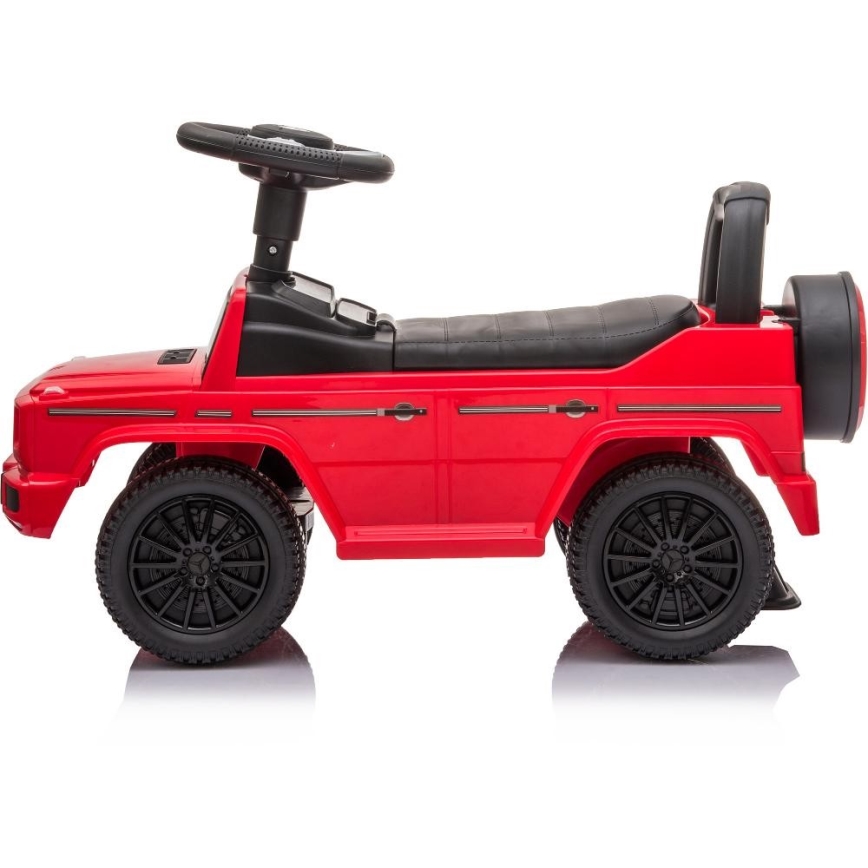 Skrejritenis Mercedes G350d 2xAA sarkana/melna