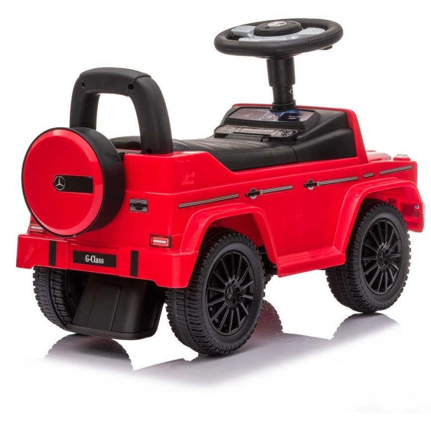 Skrejritenis Mercedes G350d 2xAA sarkana/melna