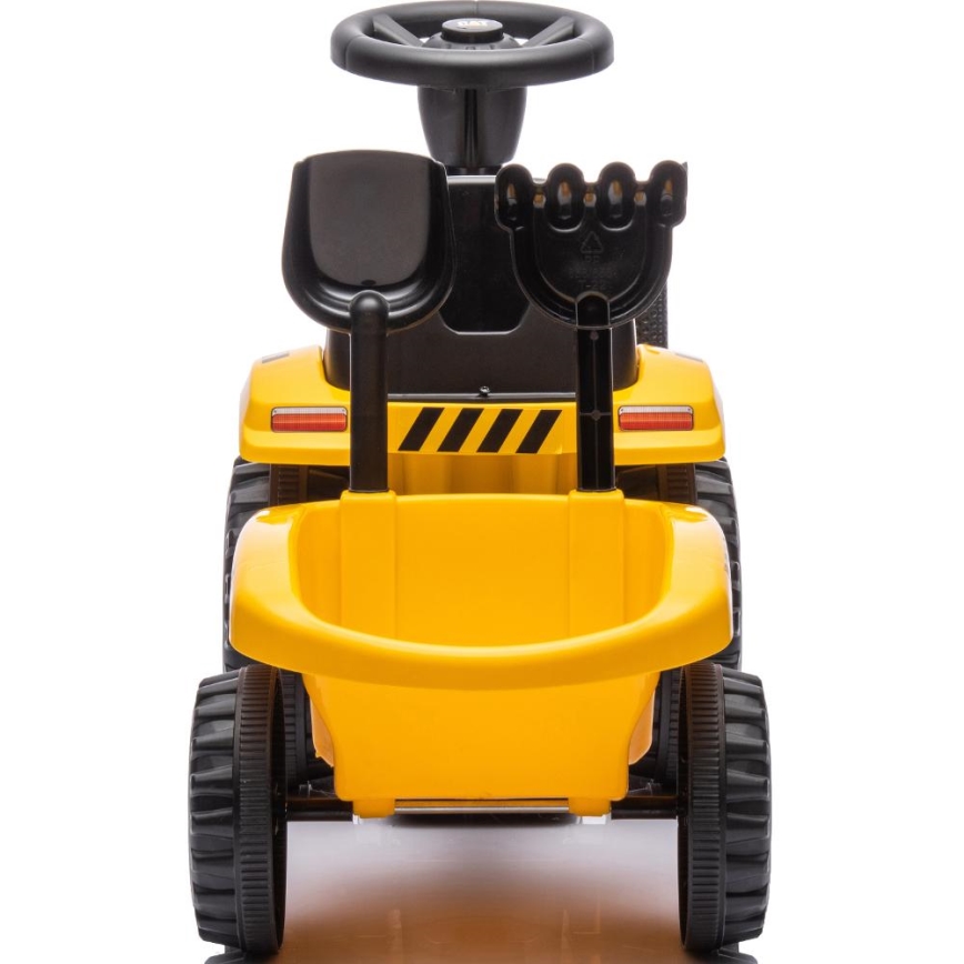 Skrejritenis traktors CAT 2xAA dzeltena/melna