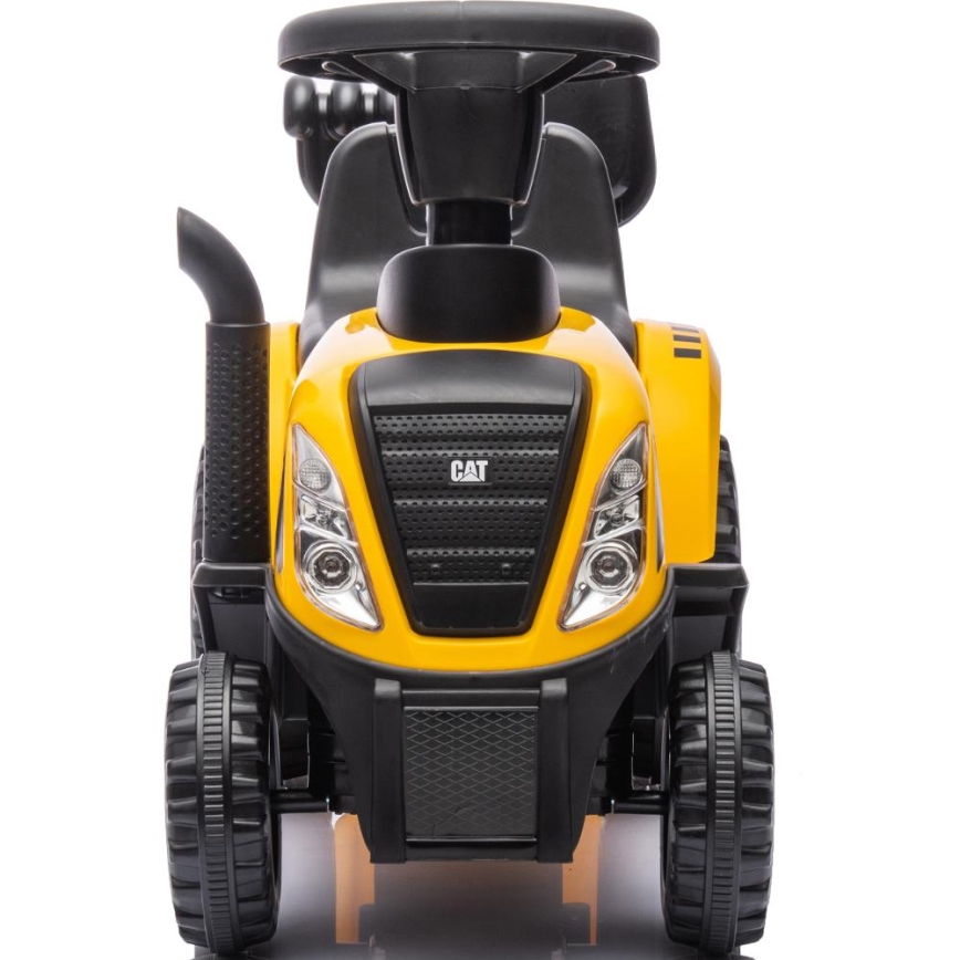 Skrejritenis traktors CAT 2xAA dzeltena/melna