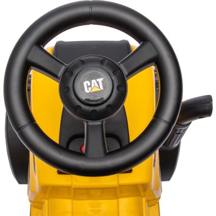 Skrejritenis traktors CAT 2xAA dzeltena/melna