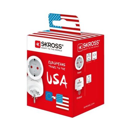 SKROSS PA29 - Ceļojuma adapteris USA 15A