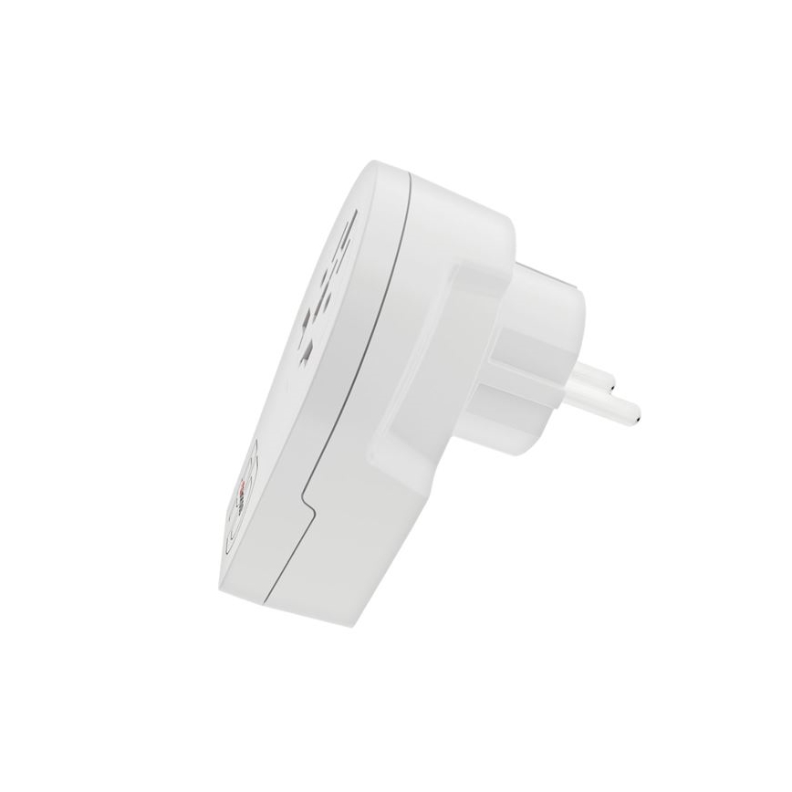 Ceļojumu adapteris Europe USB C20PD — USB‑C 20W, E/F tips, paredzēts ārzemniekiem Čehijā