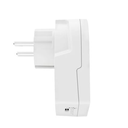 Ceļojumu adapteris Europe USB C20PD — USB‑C 20W, E/F tips, paredzēts ārzemniekiem Čehijā