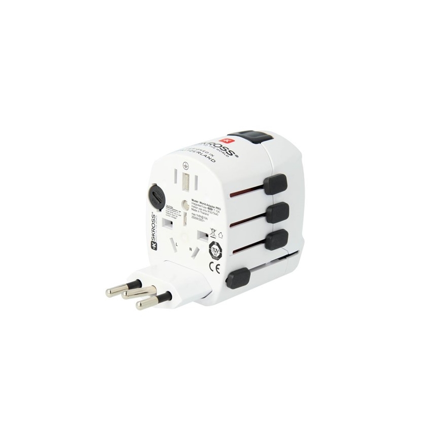 SKROSS - Universāls ceļojuma adapteris 6,3A