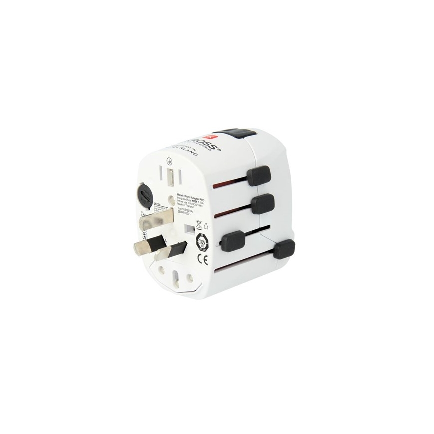 SKROSS - Universāls ceļojuma adapteris 6,3A