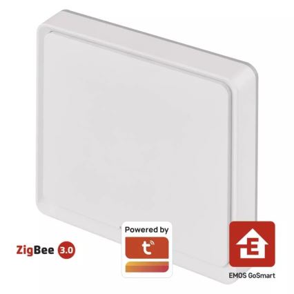 Slēdzis 1 poga GoSmart 1xCR2430 Tuya balta