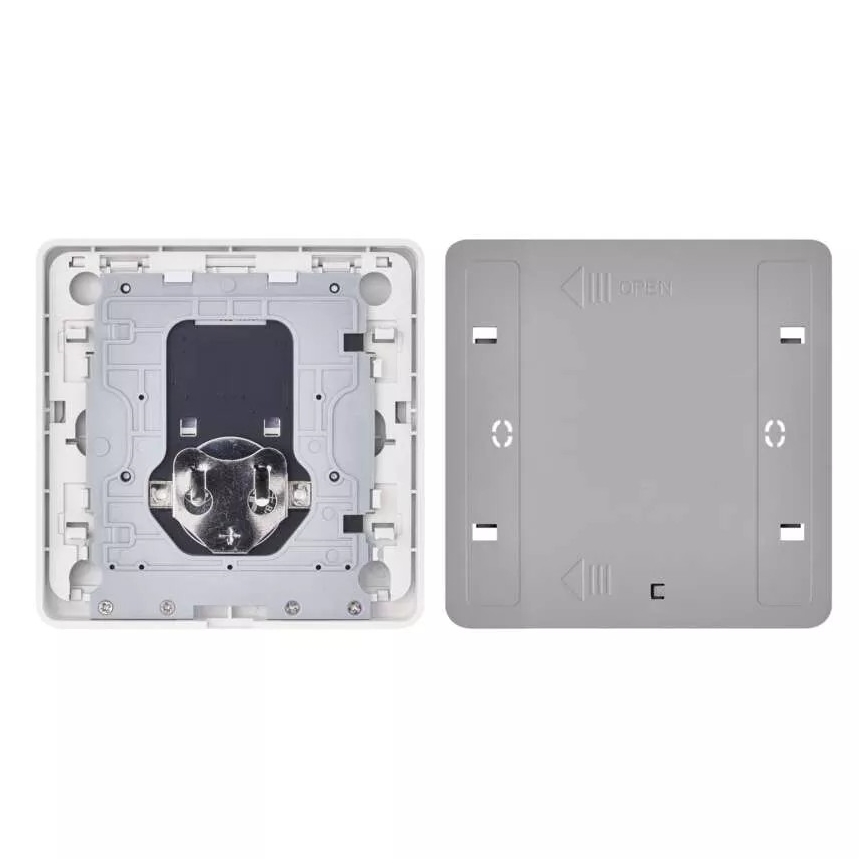 Slēdzis 4-pogu GoSmart 1xCR2430 Tuya balta