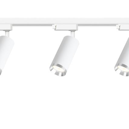 Sliežu sistēmas virziena gaismeklis MICA 3xGU10/10W/230V balts/matēts hroms