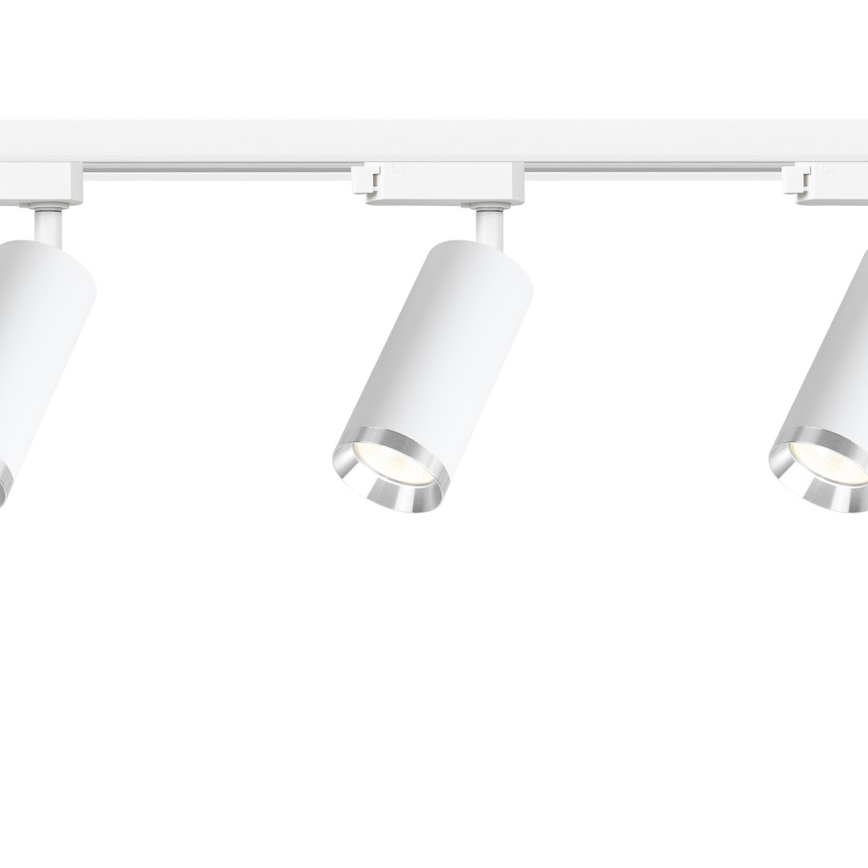 Sliežu sistēmas virziena gaismeklis MICA 3xGU10/10W/230V balts/matēts hroms