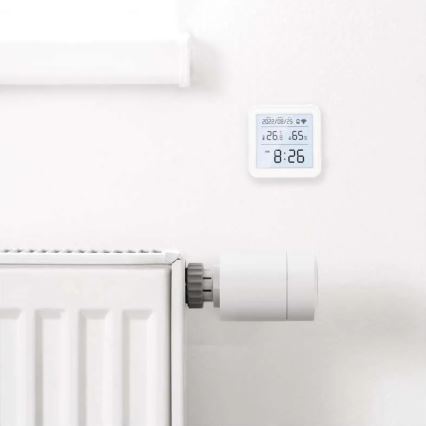 Smart Ciparu termometrs GoSmart 3xAAA Tuya balta