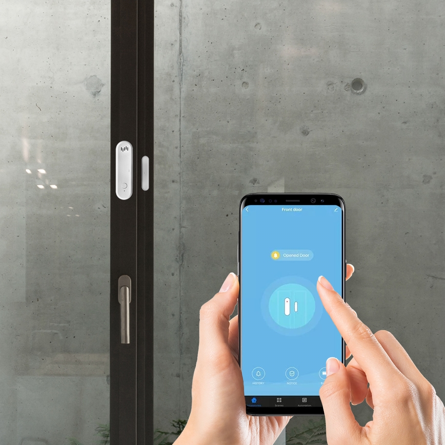 Durvju/logu signalizācija 2xAAA Wi-Fi Tuya