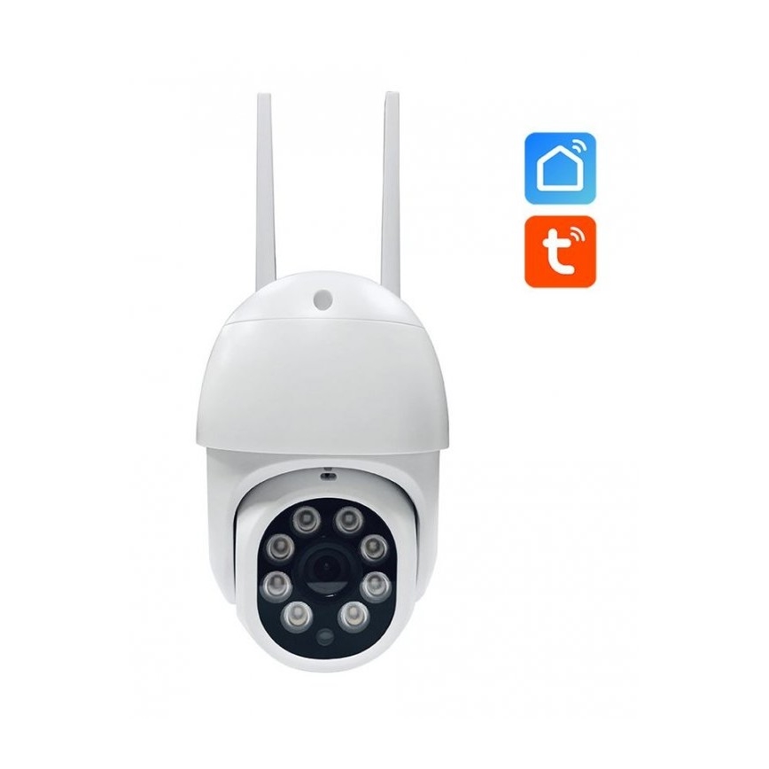 Rotējoša viedā āra IP kamera 5V/FULL HD 1080p IP66 Wi-Fi Tuya