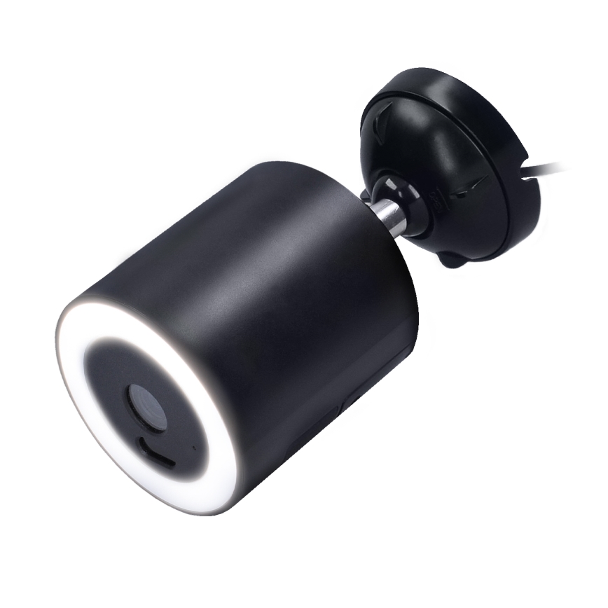 LED āra kamera ar apgaismojumu 12V 1536p IP65