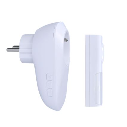 Bezvadu kontaktligzdas durvju zvans 230V/1xLR23A IP55