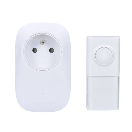 Bezvadu kontaktligzdas durvju zvans 230V/1xLR23A IP55