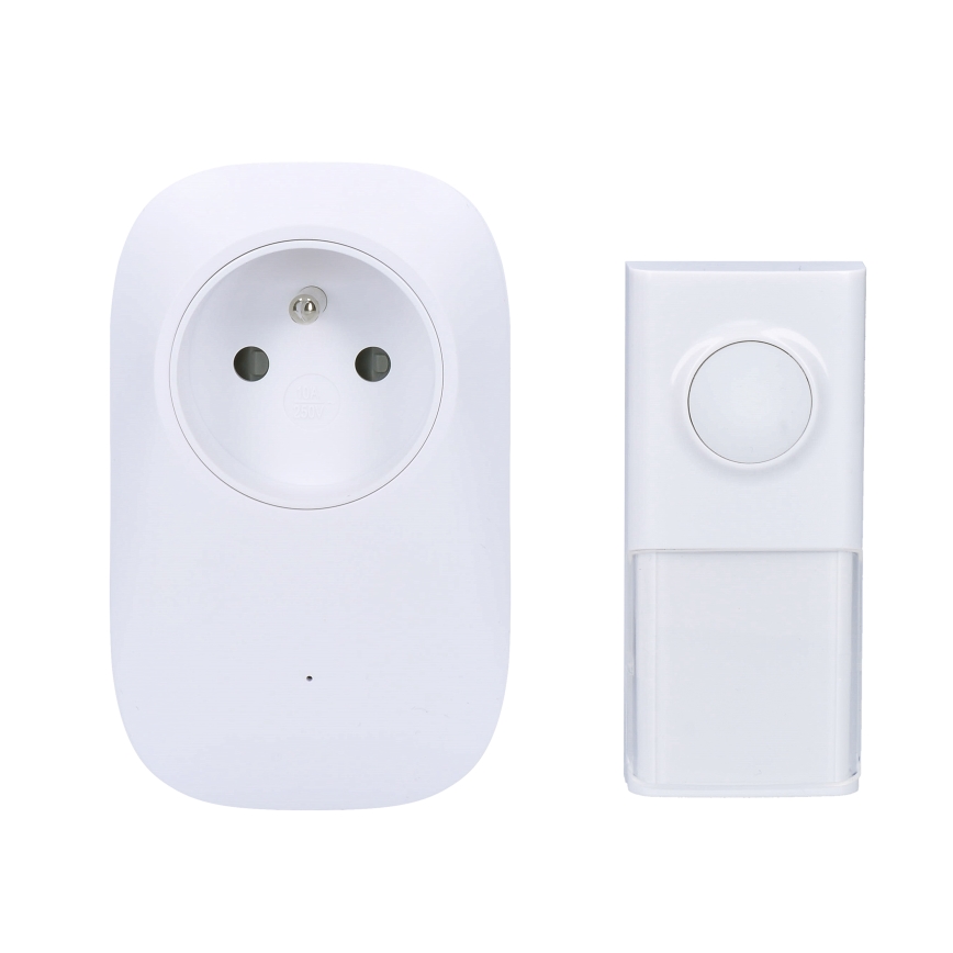 Bezvadu kontaktligzdas durvju zvans 230V/1xLR23A IP55