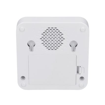 Bezvadu ar bateriju darbināms durvju zvans 3xAAA/1x3V IP56 balta