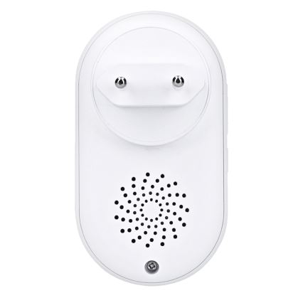 Bezvadu kontaktligzdas durvju zvans 230V IP56 balta
