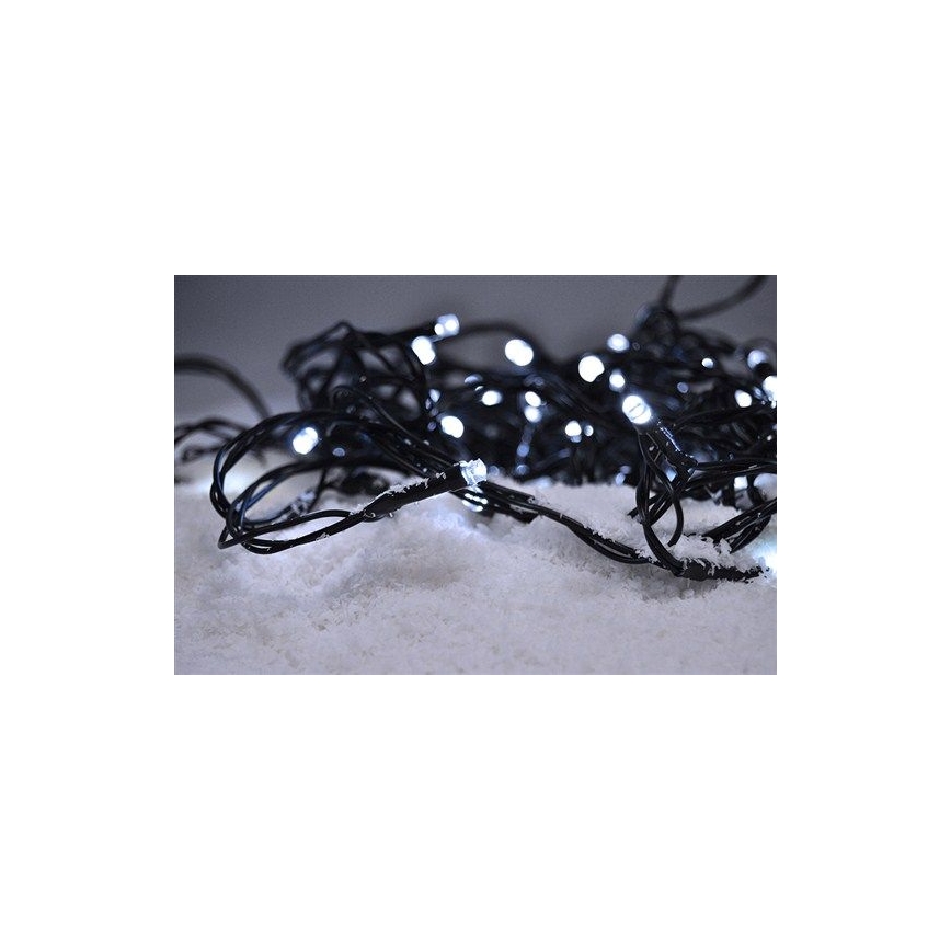 LED Ziemassvētku āra virtene 300xLED/8 funkcijas 35m IP44 vēsi balta