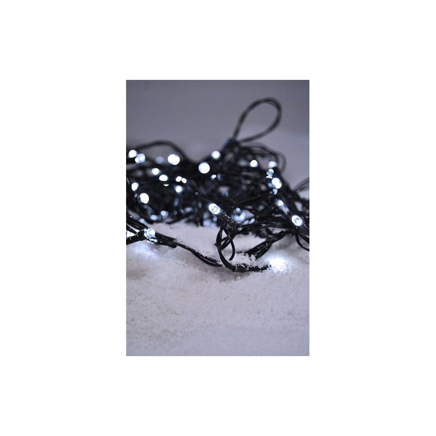 LED Ziemassvētku āra virtene 300xLED/8 funkcijas 35m IP44 vēsi balta