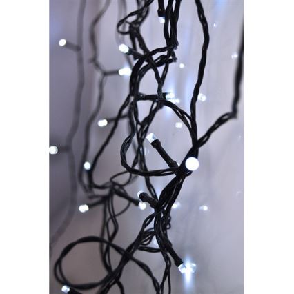 LED āra virtene 500xLED/8 režīmi IP44 55m auksti balta