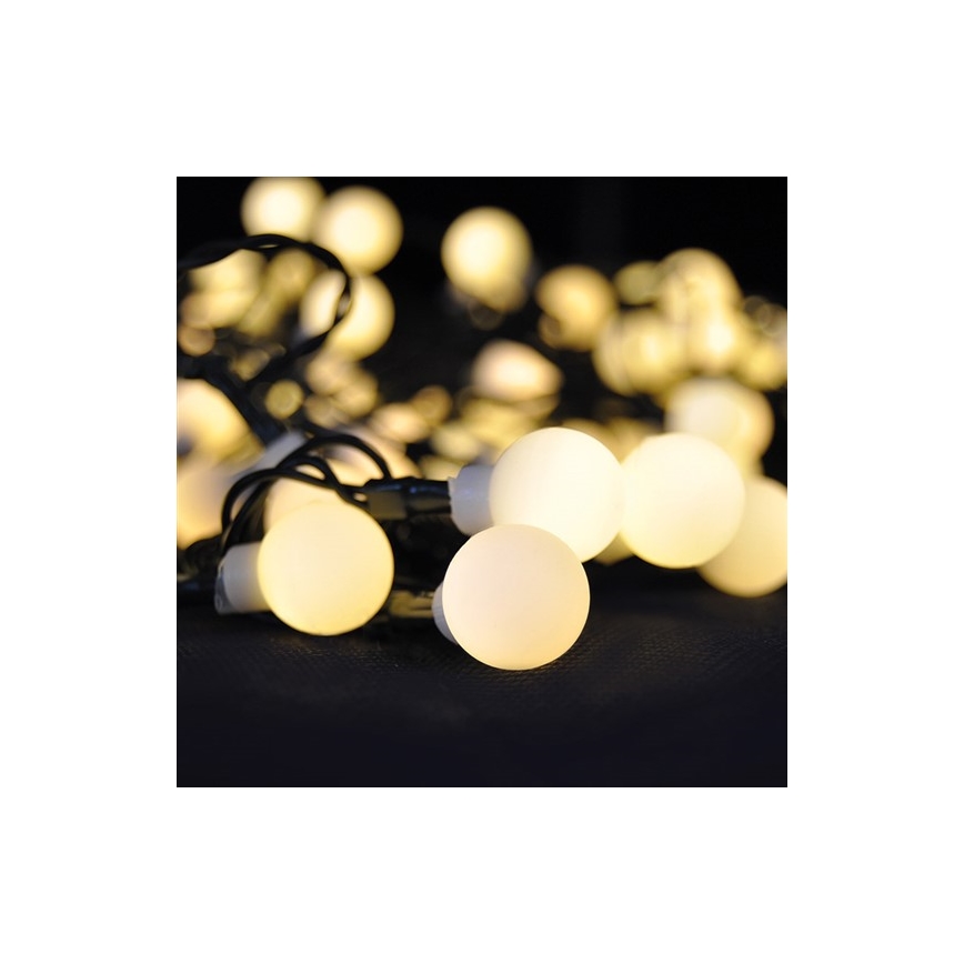 LED RGB regulējama āra virtene, 100 LED, 8 funkcijas, 15 m, IP44, ar tālvadību