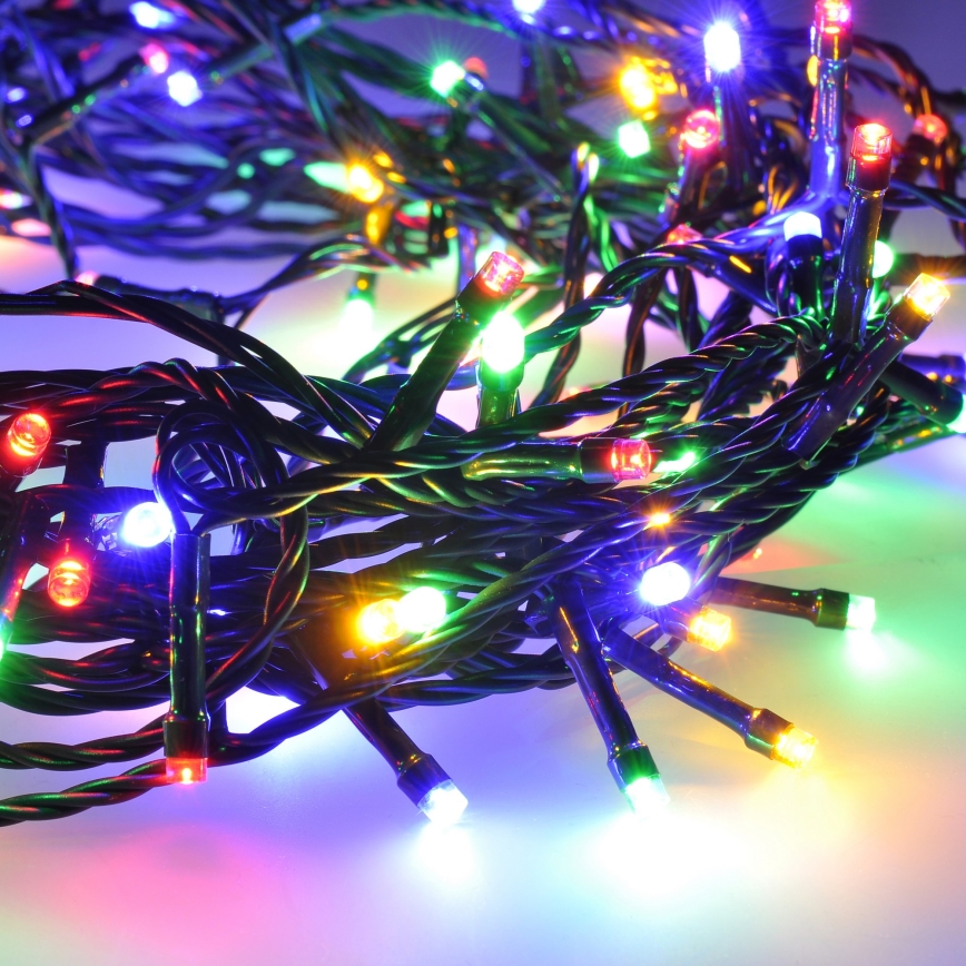 LED āra virtene 100xLED/8 funkcijas 13m IP44 daudzkrāsaina