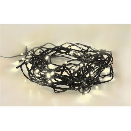 LED āra virtene 100xLED/8 funkcijas IP44 13m silti balta