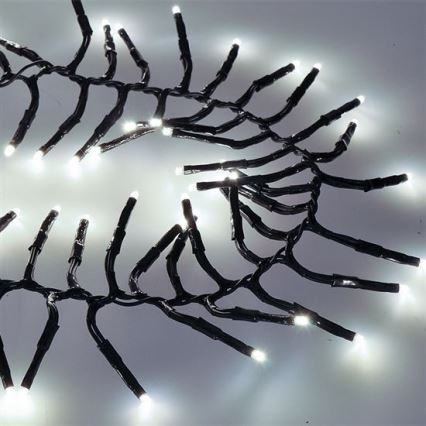 LED āra virtene 576xLED/8 funkcijas 8m IP44 auksti balta + ar tālvadību